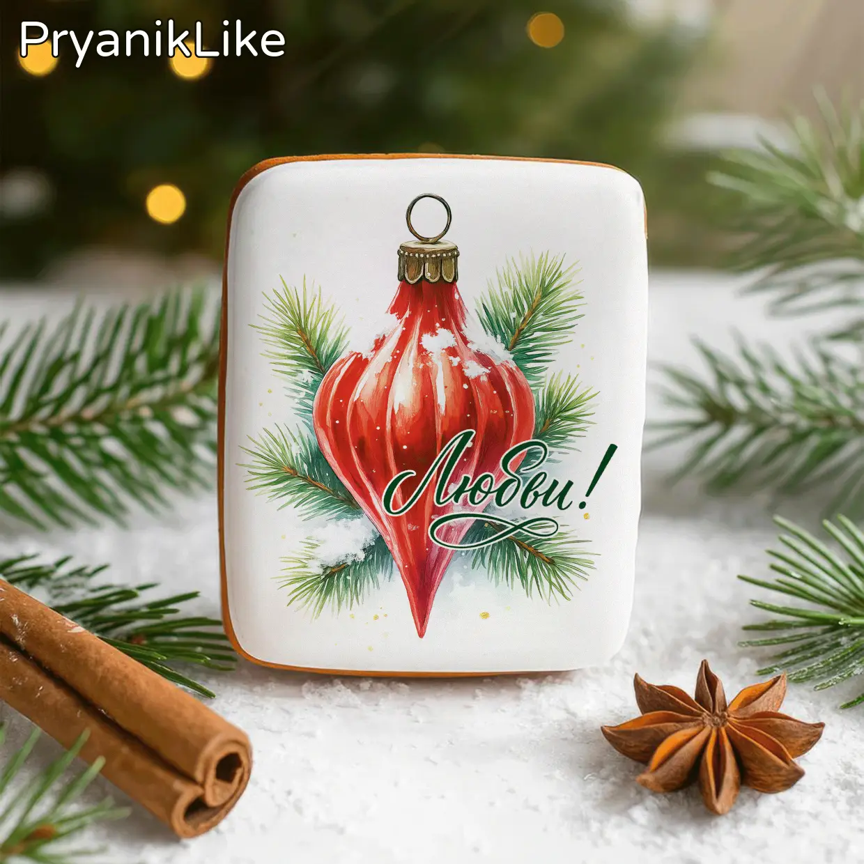 Атмосферные ёлочные игрушки